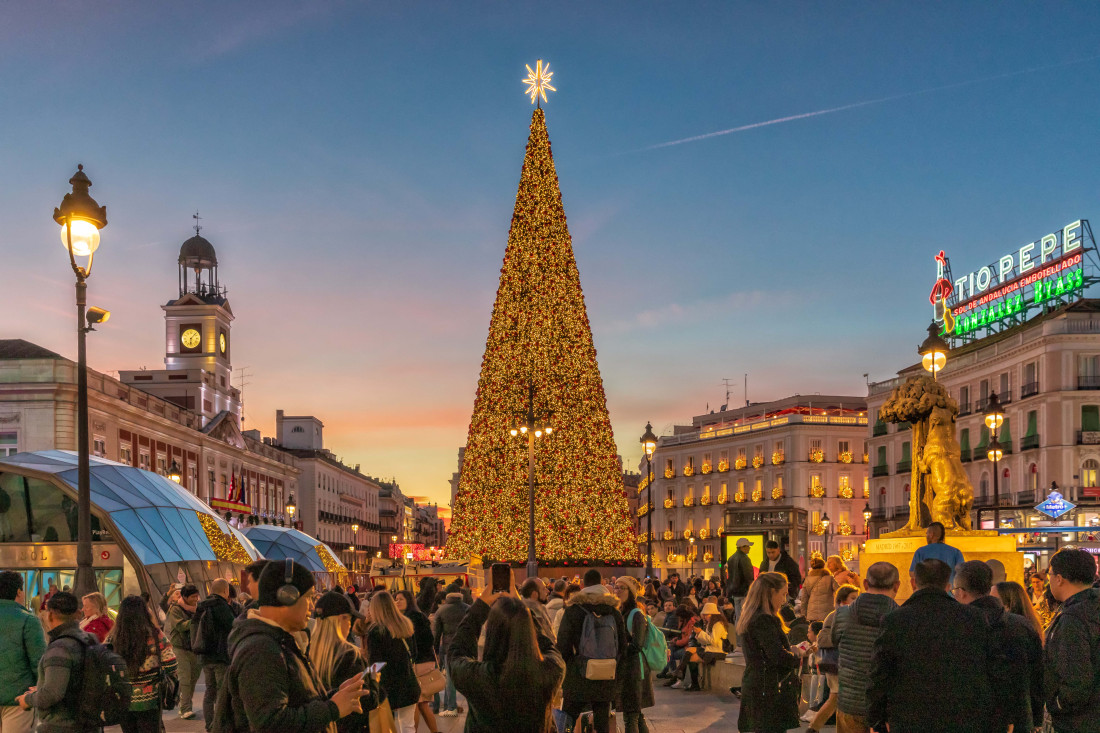 Puerta del Sol en Navidad