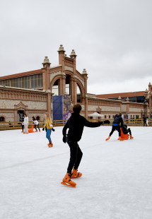 presentación de El Ayuntamiento ultima los preparativos para la apertura de las pistas de hielo de Matadero Madrid y del Palacio de Cibeles